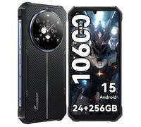 FOSSiBOT F109S Smartphone Robuste 4G - Android 15 - 24Go + 256Go - 6,75"" - 10600mAh - 50MP - Téléphone NFC GPS Dual SIM - Noir