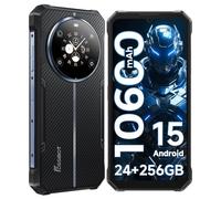 FOSSiBOT F109S Telephone Portable Incassable Android 15, Dual écran, 6,745’’ HD, Batterie 10600 mAh/18W, 24GB RAM + 256GB ROM/TF 2TB Smartphone Incassable, Caméra 50MP, NFC/5G Wifi/GPS/IP68 / IP69K