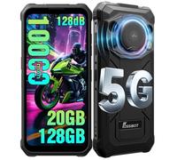 FOSSIBOT F110 Pro 5G Téléphone Portable Incassable 10000mAh 20Go + 128Go/2To, Haut-parleur 128dB, Dimensity 6300 Écran HD+ 6,745", Android 15 Smartphone Incassable 50MP, Dual SIM IP68/IP69K/NFC (Gris)