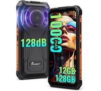 FOSSiBOT F110L Smartphone Robuste Android 15 - 10000mAh - 128dB Haut-Parleur - 6.75"" - 12Go + 128Go - 50MP - Double SIM 4G - Orange