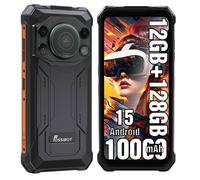 FOSSiBOT F110L Smartphone Robuste Android 15 - 6.75"" - 10000mAh - 12Go + 128Go - 50MP - 128dB Haut-Parleur - Double SIM 4G - Orange