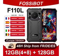 Fossibot F110L Smartphone robuste Android15 12GB(4 + 8) + 128GB 10000mAh 50MP + 8MP + 5MP 60Hz téléphone portable NFC/GPS 6.745''HD + IPS Orange