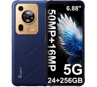 FOSSiBOT F112 Pro 5G Smartphone Robuste, 24Go (8+16) RAM/ 256Go ROM, 7150mAh, 6,88"", 50MP, Android 14 IP68 GPS NFC Bleu SMARTPHONE