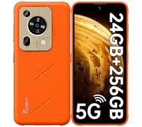 FOSSiBOT F112 Pro Telephone Incassable 5G, 24Go+256Go /TF 1To Smartphone Incassable 5G Android 14, 6.88" HD+, 50MP+16MP Caméra, 7150mAh/18W, Dual SIM/Face ID/GPS/NFC Téléphone Antichoc
