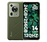 FOSSiBOT F112 Pro Téléphone Portable Incassable 5G, 6.88”HD+ 120Hz, 24Go+256Go Android 14, Caméra 50MP+16MP, 7150mAh/18W, /Face ID/Fingerprint/GPS/OTG/NFC/Telephone de Chantier