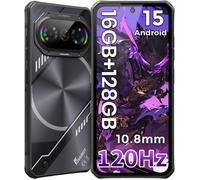 FOSSiBOT F114 Smartphone Incassable Android 15, 120Hz 6.67"", 16+128GO/2TO, 5000mAh, 50MP, IP68/IP69K, Noir