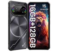 FOSSIBOT F114 - Smartphone incassable Android 15, 16GB/128GB (≤2TB), 6,67"" HD, 50MP, 5000mAh, NFC, Dual SIM, Noir