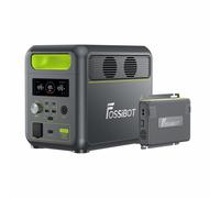 FOSSiBOT F1200 générateur électrique portable équipé de FAC580, chargeur DC rapide pour véhicule 580W, générateur solaire adapté à la famille/camping/camping-car