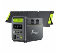 FOSSiBOT F1200 générateur électrique portable est équipé de SP110, batterie LiFePO4 a une puissance de sortie de 1200W, générateur solaire est adapté aux maisons/camping/camping-cars