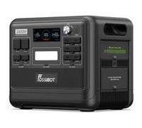 FOSSiBOT F2400 Centrale électrique Portable Sortie CA 2400W Batterie LiFePO4 Capacité de 2048Wh avec 13 Ports de Sortie Protection BMS Recharge Rapide en 2 Heures Noir Noir G
