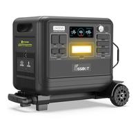FOSSiBOT F2400 Générateur Électrique Portable, 2048Wh LiFePO4 de secours avec sorties CA 2400 W (pic 4800 W) Générateur Solaire, station d'alimentation portable pour le camping en