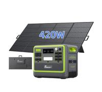 FOSSiBOT F2400 Générateur Electrique Portable,2400W 2048Wh 220-240V LiFePO4 Centrale Électrique+420W Solaire Panneau Camping RV
