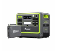 FOSSiBOT F2400 générateur électrique portable équipé de FAC580, chargeur DC rapide pour véhicule 580W, générateur solaire adapté à la famille/camping/camping-car