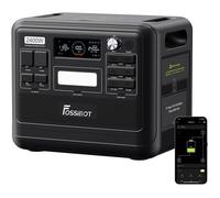 FOSSIBOT F2400 LiFePO4 Batterie Centrale Électrique, 2048Wh 2400W Generateur Solaire Electrique,Camping Station Électrique Portable