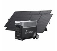 FOSSiBOT F3600 générateur électrique équipé de deux SP420, deux panneaux solaires 420W peuvent être connectés en parallèle, générateur solaire adapté à la famille/camping/camping-car
