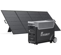 FOSSiBOT F3600 Pro Generateur Electrique Solaire CA 3600W (7200W Pic) avec panneaux solaires de 400W,Station Silencieux Portable 3840Wh LiFePO4, Onduleur Alimentation de Secours à Domicile Camping