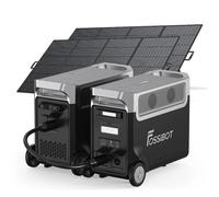 FOSSiBOT F3600PRO 7068Wh 7200W Generateur Électrique Centrale Station Électrique + FB3840 LFP Batterie+2×SP420 Solaire Panneau