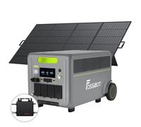 FOSSiBOT F7200 5222Wh 7200W Generateur Electrique/LiFePO4 Centrale Électrique Portable+Microonduleur+200W Panneau Solaire Pliable