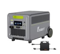 FOSSIBOT F7200 Générateur Solaire Portable 7200W avec Micro-onduleur, Batterie LiFePO4 5.2-15.6kWh, AC+Solair 5200W Max Entrée, UPS 3000W <10ms, Générateur pour Maison/Urgence/RV 5 Ans de Garantie