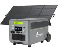 FOSSIBOT F7200 Station Électrique Portable 7200W avec Portable Panneau Solaire 420W, Batterie LiFePO4 5.2-15.6kWh, AC+Solair 5200W Max Entrée, UPS 3000W <10ms, Générateur pour Maison/Urgence/RV