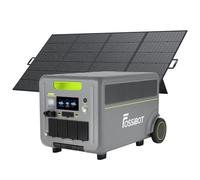 FOSSIBOT F7200 Station Électrique Portable 7200W avec Portable Panneau Solaire 420W, Batterie LiFePO4 5.2-15.6kWh, AC+Solair 5200W Max Entrée, UPS 3000W <10ms, Générateur pour Maison/Urgence/RV