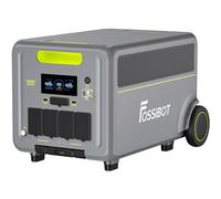 FOSSIBOT F7200 Station Électrique Portable 7200W, Batterie LiFePO4 5.2-15.6kWh, AC+Solair 5200W Max Entrée, UPS 3000W <10ms, Générateur pour Maison/Urgence/RV 5 Ans Garantie