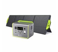 FOSSiBOT F800 générateur électrique portable est équipé de SP200, batterie LiFePO4 a une puissance de sortie de 800W, le générateur solaire est adapté aux maisons/camping/camping-cars