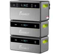 FOSSiBOT FBP1200 Système de stockage d’énergie Solaire+2*FBP1200-B Batterie additionnelle-LiFePO4 Centrale Generateur Électrique-APP