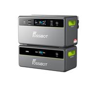 FOSSiBOT FBP1200 Système Solaire Tout-en-Un pour Balcon Plug & Play, 39,1 kWh Extensible, Smart Peak Shaving & Valley Filling, Algorithme AI d'Économie, 1200W Sortie AC, IP65 Imperméable à l'eau
