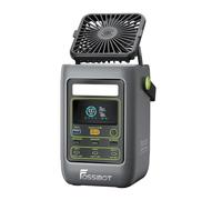 FOSSiBOT FDC300 Station Electrique Portable 288Wh | 2,66kg Ultra-léger, Ventilateur Intégré 100h, Double USB-C 140W, Recharge solaire 1h14 - Pour camping et voyage