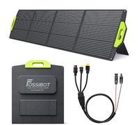 FOSSiBOT panneau solaire 200 W pour F1200 F2400 F3600 Panneau solaire pliable pour générateurs solaires portables - Systèmes solaires pour systèmes hors réseau - Pour jardi