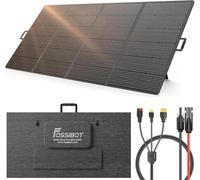 FOSSiBOT Panneau solaire pliable 420 W pour station d'alimentation portable F2400 F3600, module photovoltaïque pour extérieur, jardin, balcon, caravane, camping