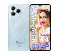 FOSSiBOT S2 Smartphone NFC Android 14, 20(8 +12) GO+256 Go/TF 1To, Batterie 5000mAh/18W, Écran 6.72" FHD+, Telephone Portable Caméra 50MP+16MP, Téléphone Pas Cher 4G Dual SIM/Fingerprint/Face ID/OTG