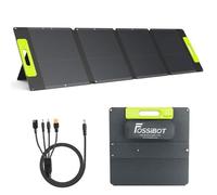 FOSSIBOT SP110-110W Panneau Solaire Pliable,Generateur Electrique Portable, AC/DC/USB,IP67,Home Outdoor Camping RV Trip