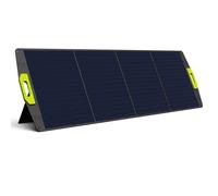 FOSSiBOT SP200+ Panneau solaire pliable 200W, rendement cellulaire élevé de 23,4 %, revêtement ETFE, béquilles réglables pour la maison, le camping, les camping-cars, les pannes de courant - Vert