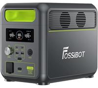 FOSSiBOT Station F1200 solaire LiFePO4 1024 Wh, générateur 2x1200 W (pointe 2400 W), 100 W USB-C, 0-100 % en 45 min, camping, camping-car
