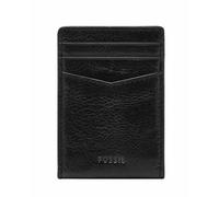 Fossil Portemonnaie pour homme Andrew, Eco cuir portecarte noir 7.7 cm L x 0.7 cm W x 10.8 cm H ML4173001