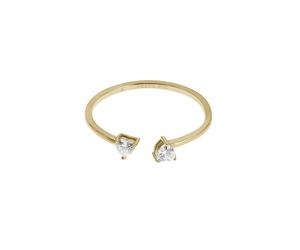 FOSSIL Anneaux ouverts en acier inoxydable pour femmes