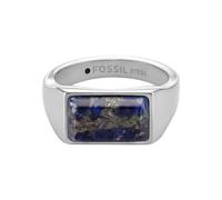 Fossil Bague de chevalière en acier inoxydable All Stacked Up pour homme, JF0472604012