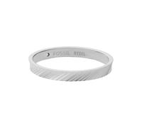 Fossil - Bague Harlow Linear Texture en acier inoxydable, pour femme, JF04757040