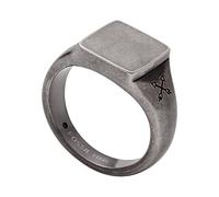 Fossil Bague Homme - Acier Inoxydable - 32019228, 60, Acier inoxydable, Aucune pierre précieuse
