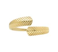Fossil Bague pour femme, Harlow Linear Texture en acier inoxydable, JF04536710
