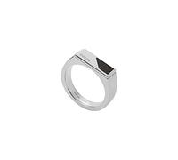 Fossil Bague Pour Homme, Longueur : 17.5mm, Largeur : 5.3mm Bague En Acier Inoxydable Argenté, JF03930040