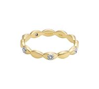 FOSSIL - Bague Sutton Evil Eye en acier inoxydable doré, pour femme, JF04796710