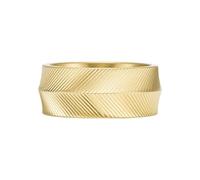 FOSSIL Bague pour homme Harlow, acier inoxydable ton or