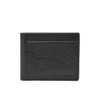 Fossil Bifold Coin Pocket Wallet Portefeuille, Poche Noire pour pièces de Monnaie, Taille Unique Homme