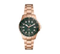 Fossil Blue dive Montre pour Femmes, Mouvement à Quartz avec Bracelet en Acier Inoxydable ou en Cuir