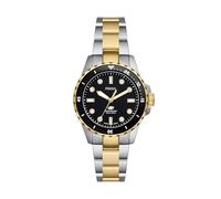 Fossil Blue dive Montre pour Femmes, Mouvement à Quartz avec Bracelet en Acier Inoxydable ou en Cuir