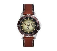 Fossil, Montre, Blue, Argent, (Montre analogique, 42 mm)