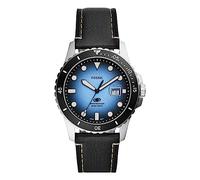 FOSSIL Blue Montre Pour Homme, Mouvement à Quartz Avec Bracelet en Acier Inoxydable ou en Cuir, Noir, 42mm
